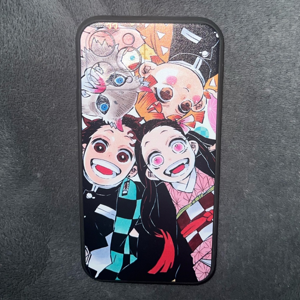 iPhone 11 Pro Demon Slayer Phone Case, Hand Drawn